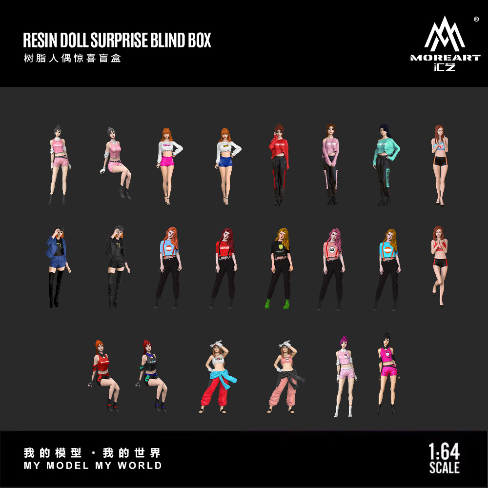 Resin Art Resin - More Art 1:64 Handmade Resin Figurine