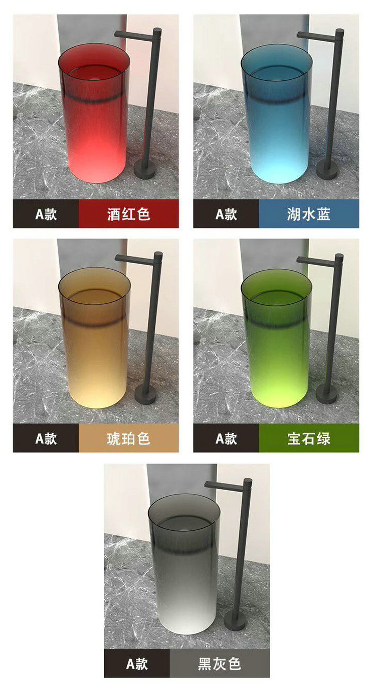 Resin Art Floor Design - Colored Pure Acrylic Transparent Resin Crystal