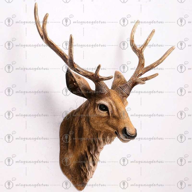 Resin Art Resin - Faux Deer Head 17 inch Faux