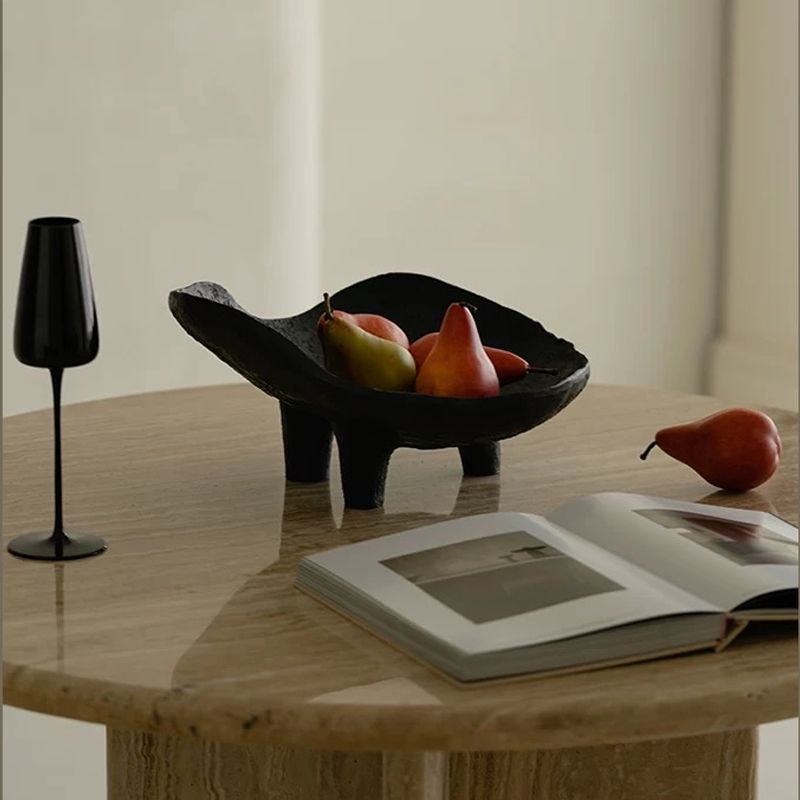 Black Fruit Plate Resin Storag - đánh giá và giá Resin Art Coffee Table