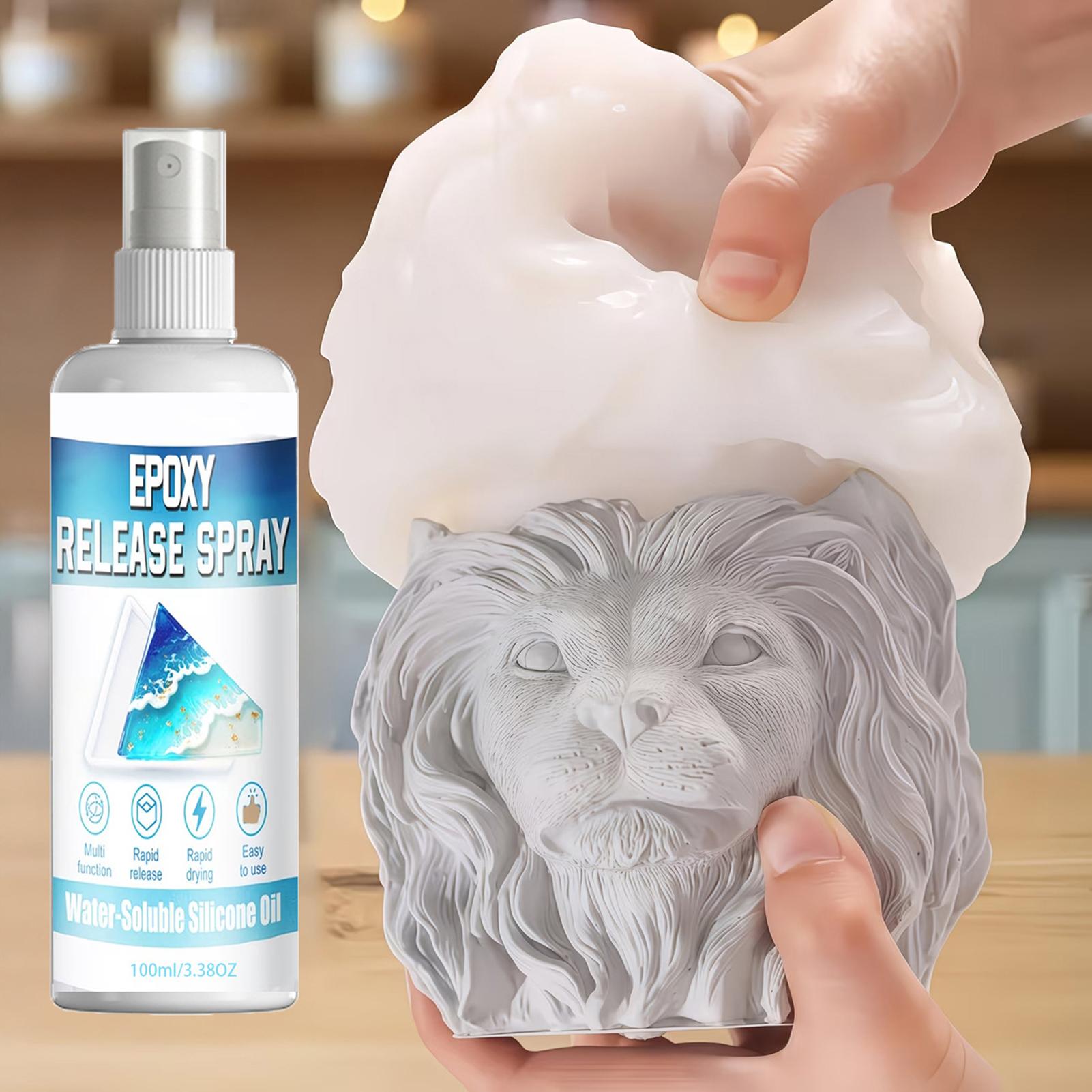 100ml Silicone Release Spray E - đánh giá và giá Resin Art Workshop