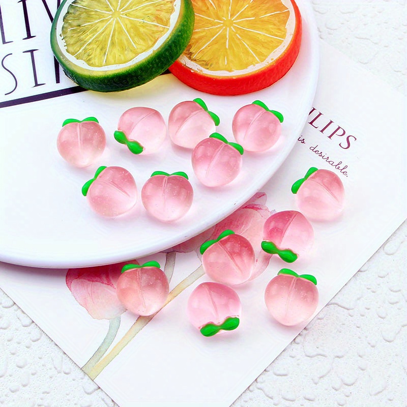 10Pcs New Transparent Peach Fl - đánh giá và giá Resin Art Supplies Near Me