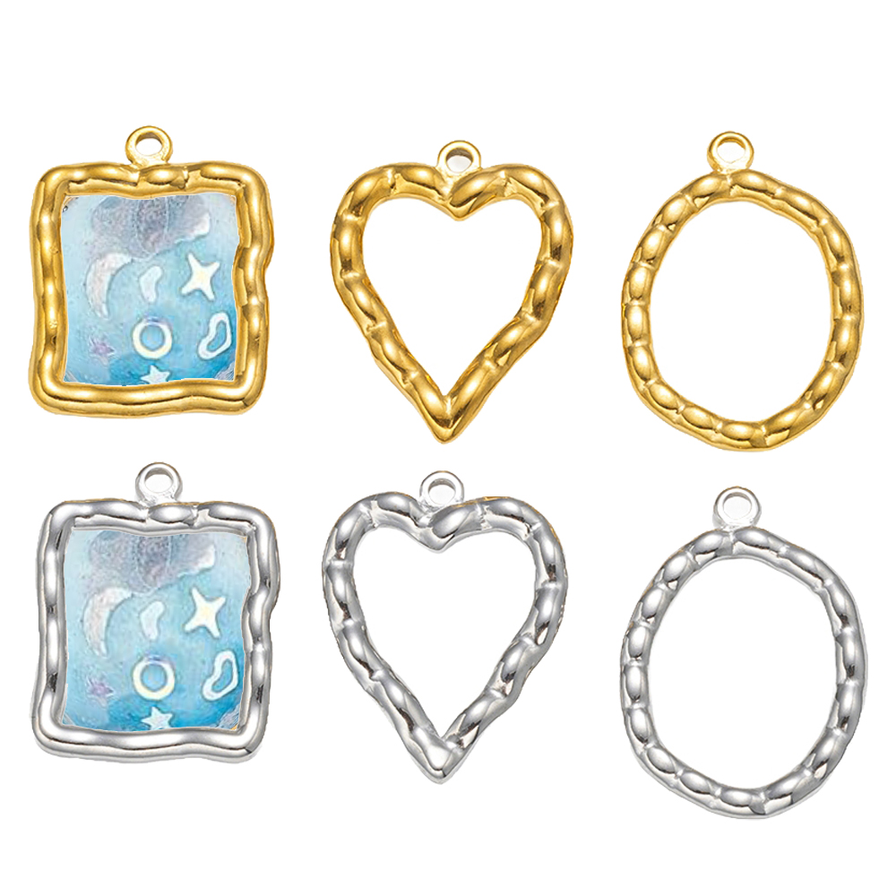 5pcs Stainless Steel Heart Rou - đánh giá và giá Resin Art Heart