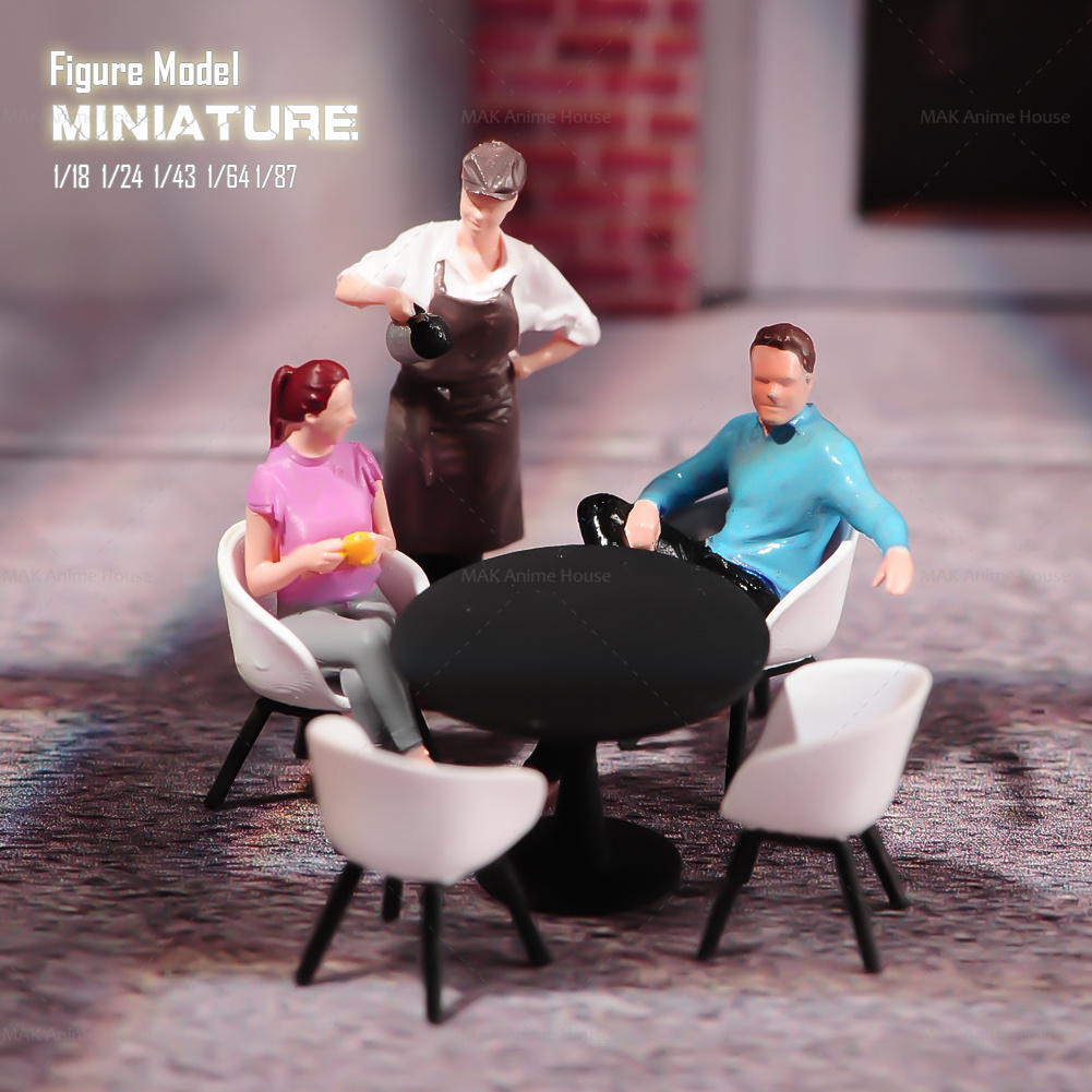 Miniatures Figures 1/87 1/64 1 - đánh giá và giá Resin Art Coffee Table