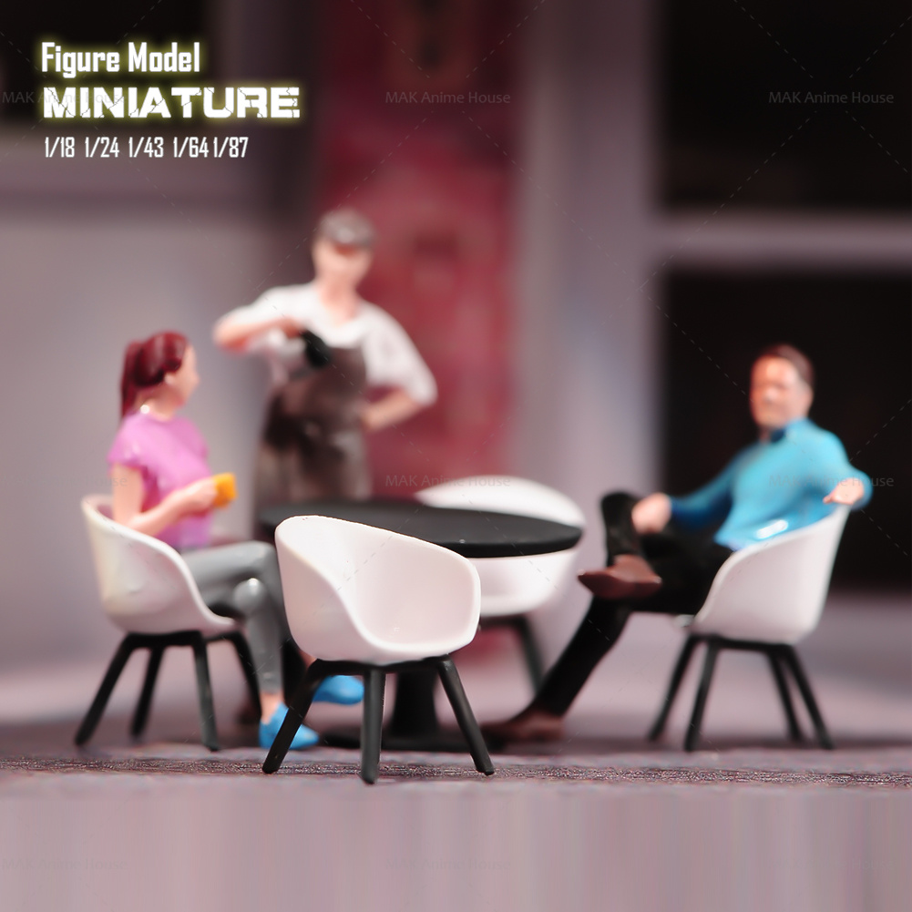 Miniatures Figures 1/87 1/64 1 - đánh giá và giá Resin Art Coffee Table