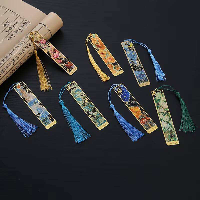 1-6-12 Pcs Creative Metal Book - đánh giá và giá Resin Art Bookmark