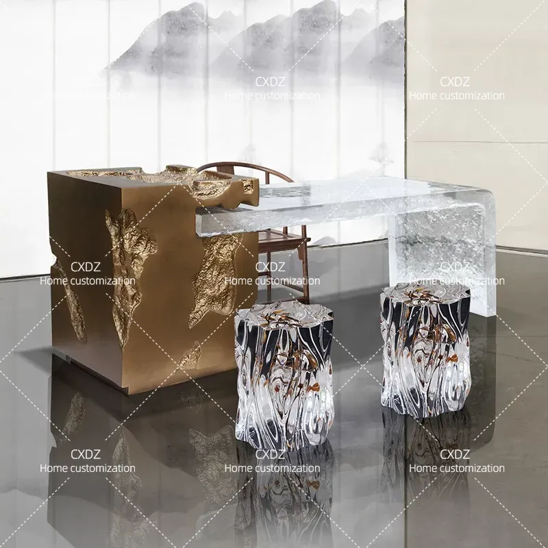 Wabi Sanfeng Island Tea Table  - đánh giá và giá Resin Art Coffee Table