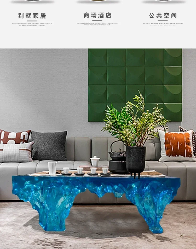 Transparent Island Villa Bar H - đánh giá và giá Resin Art Coffee Table
