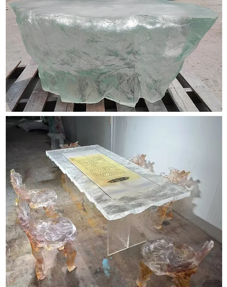 Transparent Island Villa Bar H - đánh giá và giá Resin Art Coffee Table