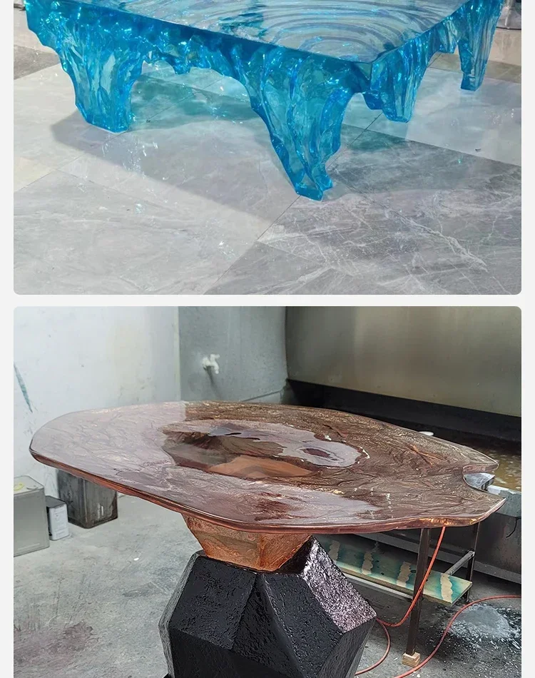 Transparent Island Villa Bar H - đánh giá và giá Resin Art Coffee Table