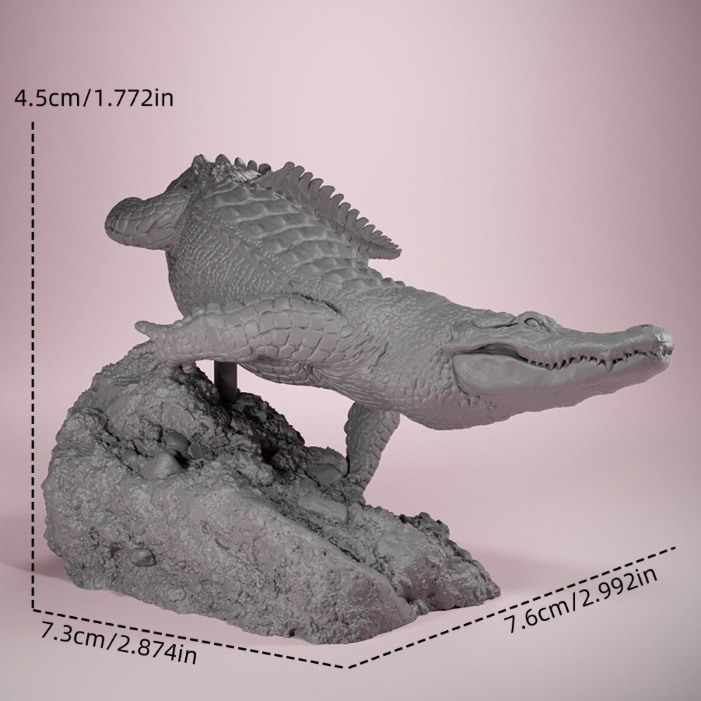 American Crocodile Swimming Po - đánh giá và giá Resin Art Decor