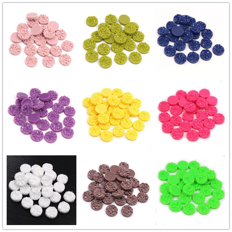 40pcs Resin Druzy Cabochons Do - đánh giá và giá Resin Art Supplies Near Me