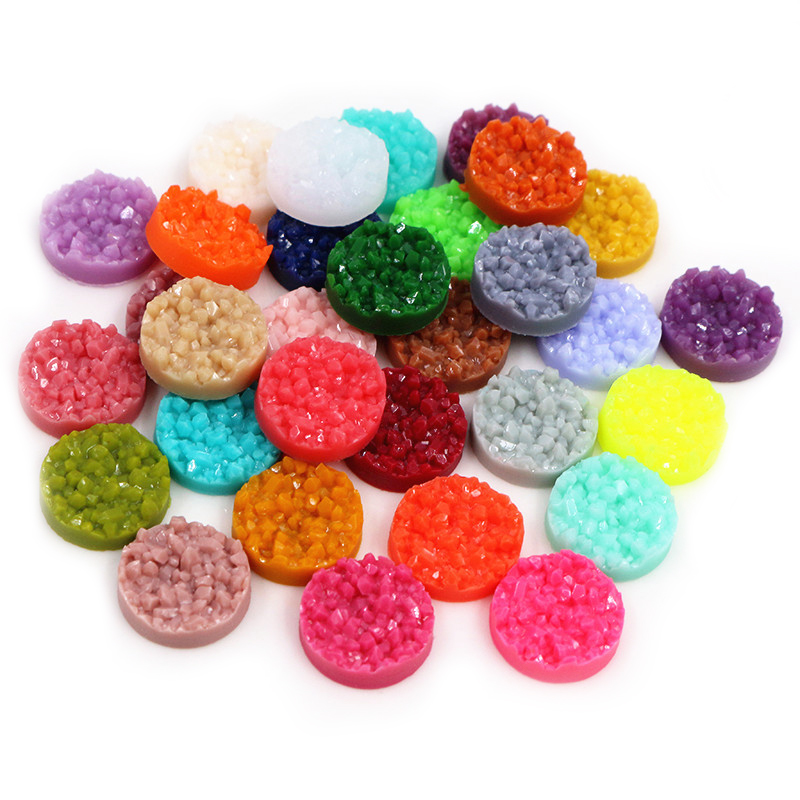 40pcs Resin Druzy Cabochons Do - đánh giá và giá Resin Art Supplies Near Me