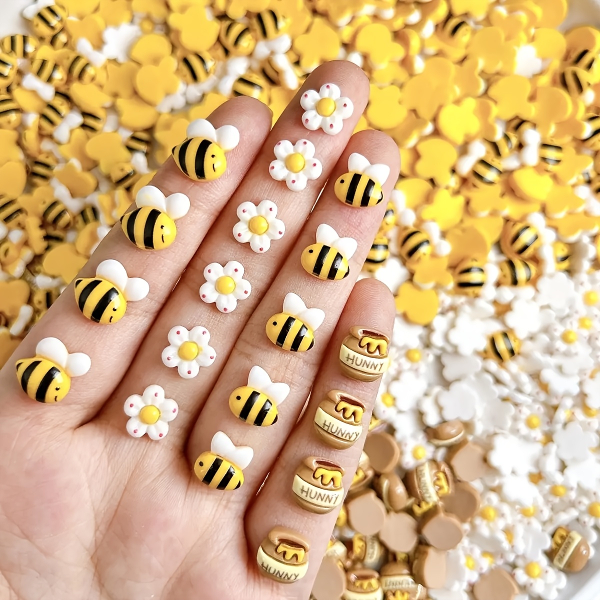 100pcs Realistic 5-Petal Bee&H - đánh giá và giá Resin Art Workshop