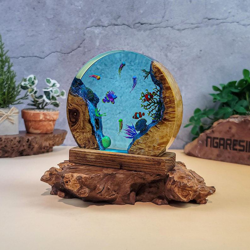 Ocean Aquarium Organism Resin  - đánh giá và giá Resin Art Resin