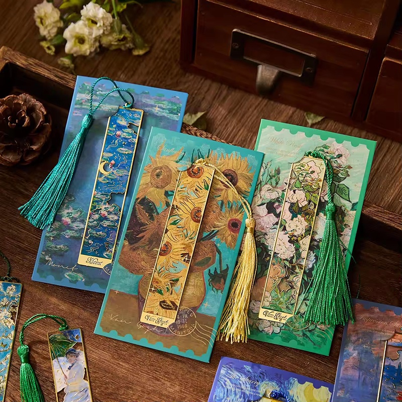 Vintage Painting Metal Bookmar - đánh giá và giá Resin Art Bookmark