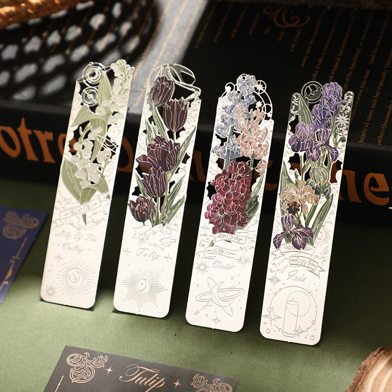 Retro Hollow Metal Bookmark Ro - đánh giá và giá Resin Art Bookmark