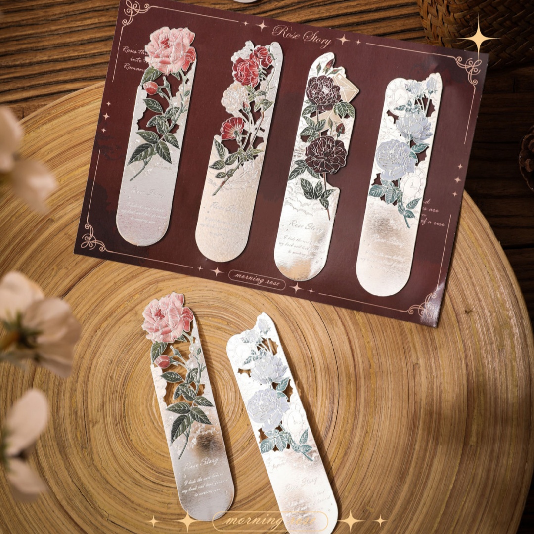 Retro Hollow Metal Bookmark Ro - đánh giá và giá Resin Art Bookmark