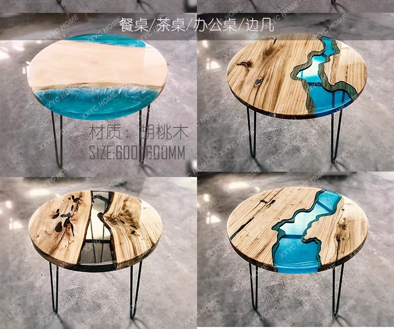 Creative art dining table epox - đánh giá và giá Resin Art Coffee Table