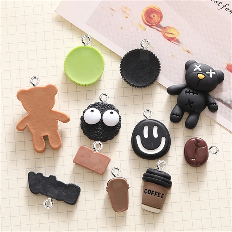 10Pcs Resin Catoon Bear Biscui - đánh giá và giá Resin Art Supplies Near Me