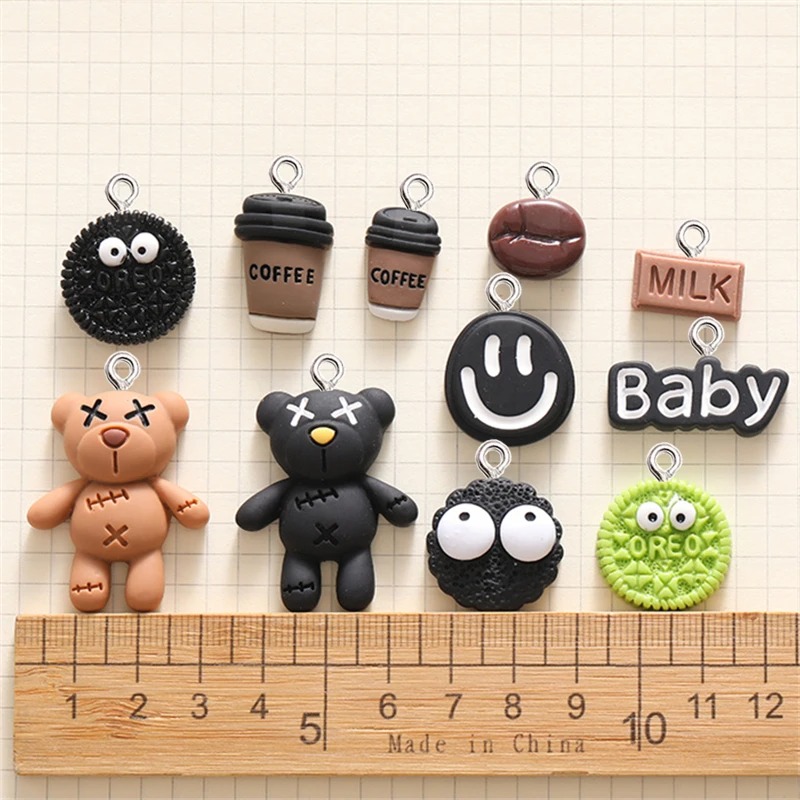 10Pcs Resin Catoon Bear Biscui - đánh giá và giá Resin Art Supplies Near Me