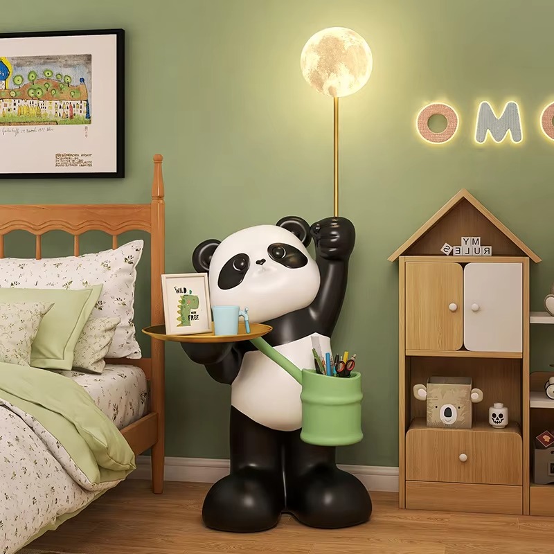 Creative Large Resin Panda Scu - đánh giá và giá Resin Art Floor Design