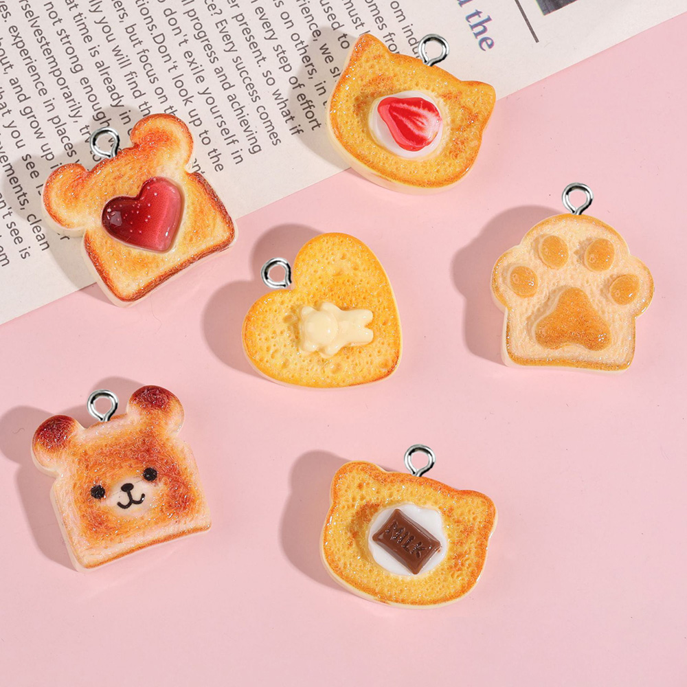 10pcs Heart Bear Cat Animal Sh - đánh giá và giá Resin Art Heart