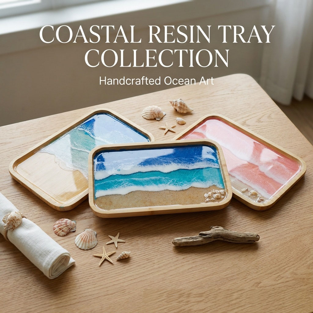 Epoxy Resin Ocean Art Decorati - đánh giá và giá Resin Art Coffee Table