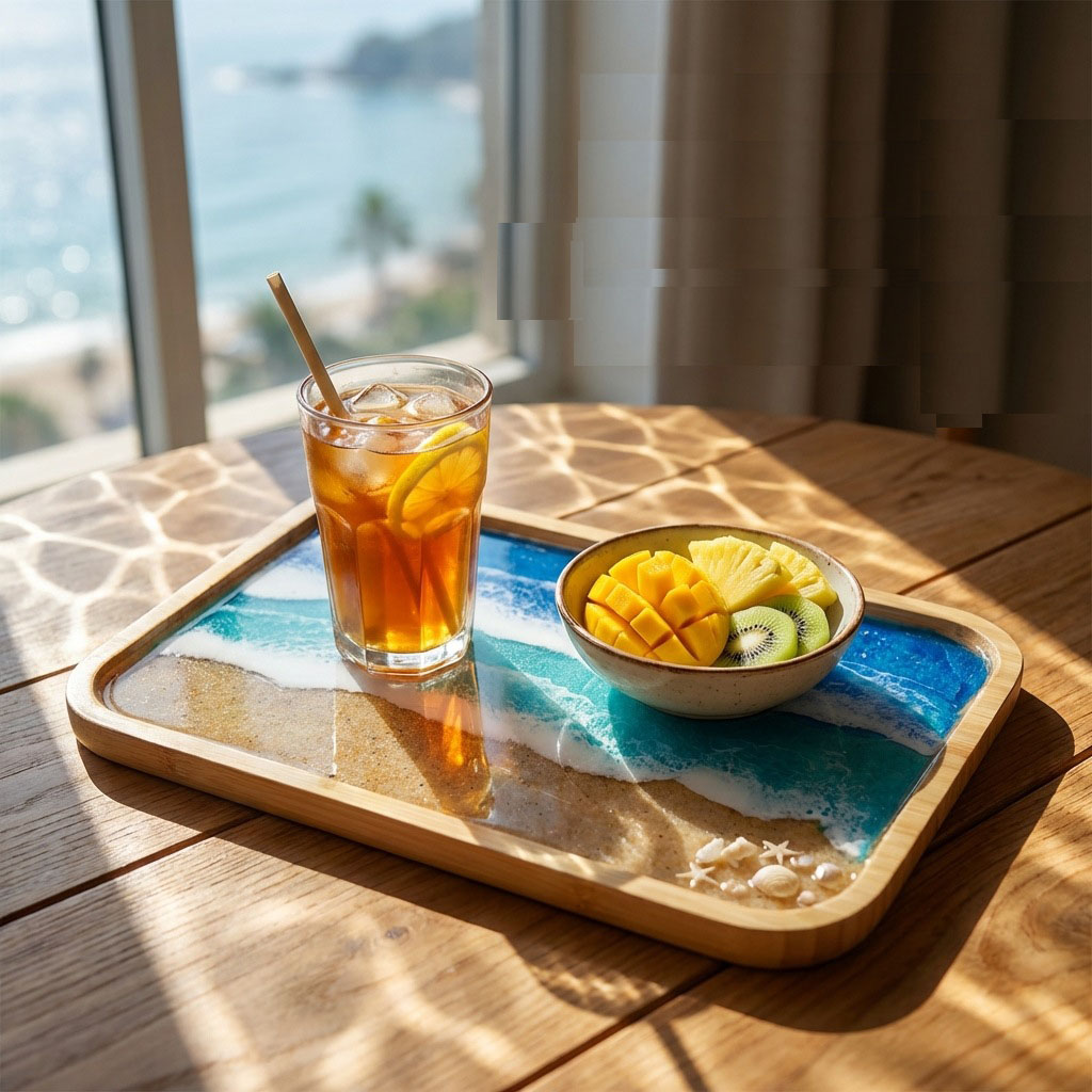 Epoxy Resin Ocean Art Decorati - đánh giá và giá Resin Art Coffee Table