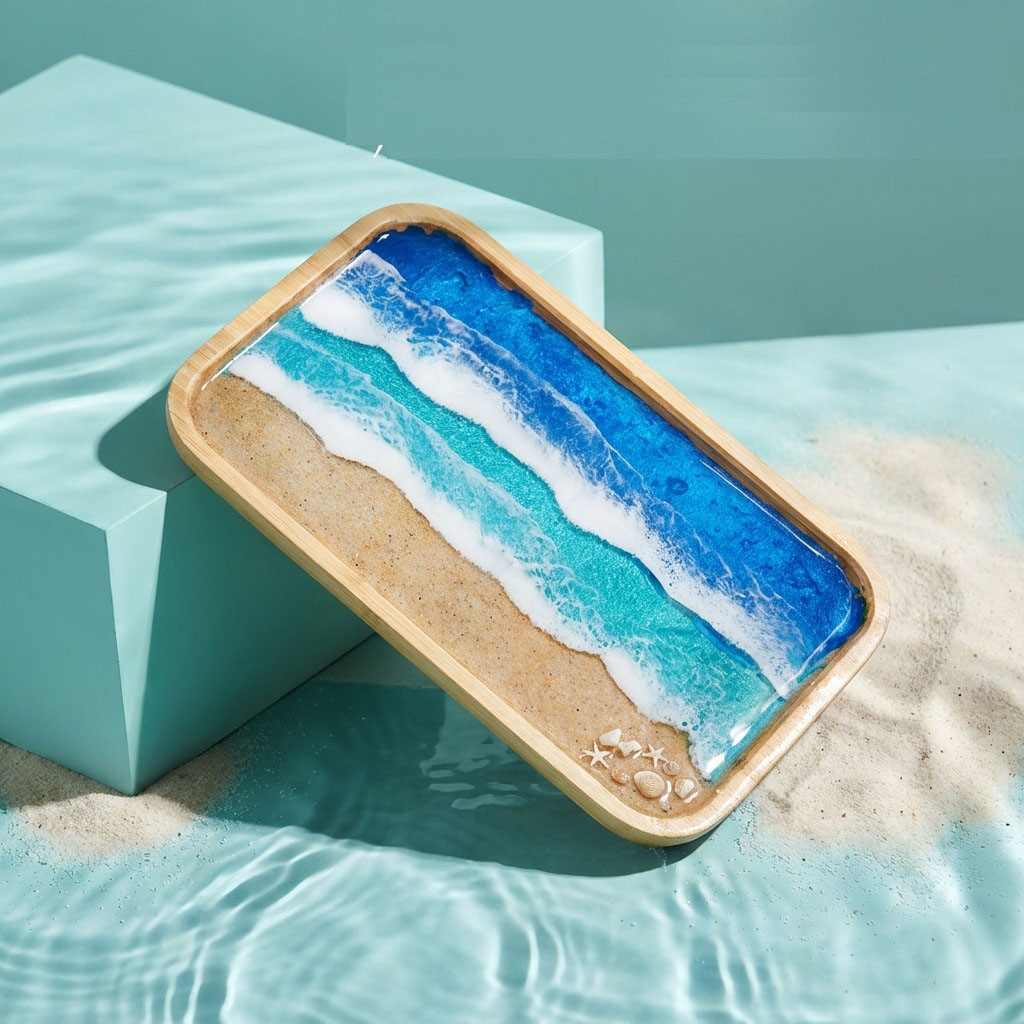 Epoxy Resin Ocean Art Decorati - đánh giá và giá Resin Art Coffee Table