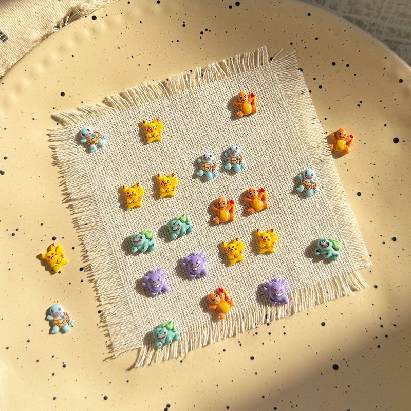 Pokemon nail art accessories,  - đánh giá và giá Resin Art Resin