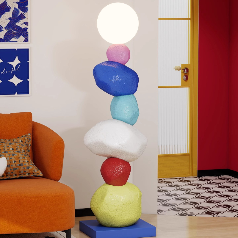 Designer Colorful Resin Statue - đánh giá và giá Resin Art Floor Design