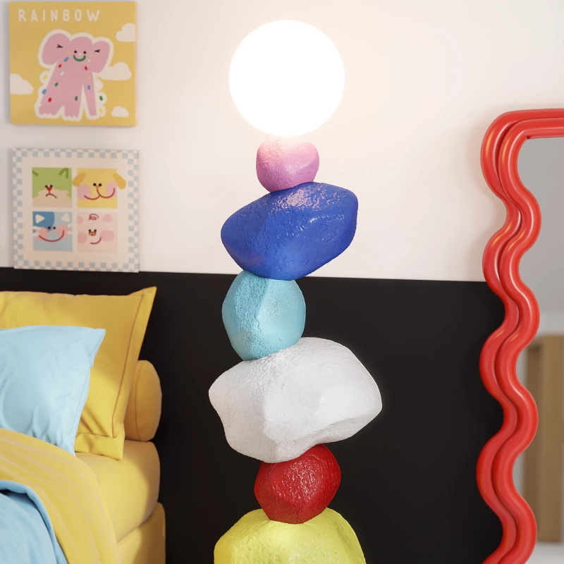 Designer Colorful Resin Statue - đánh giá và giá Resin Art Floor Design