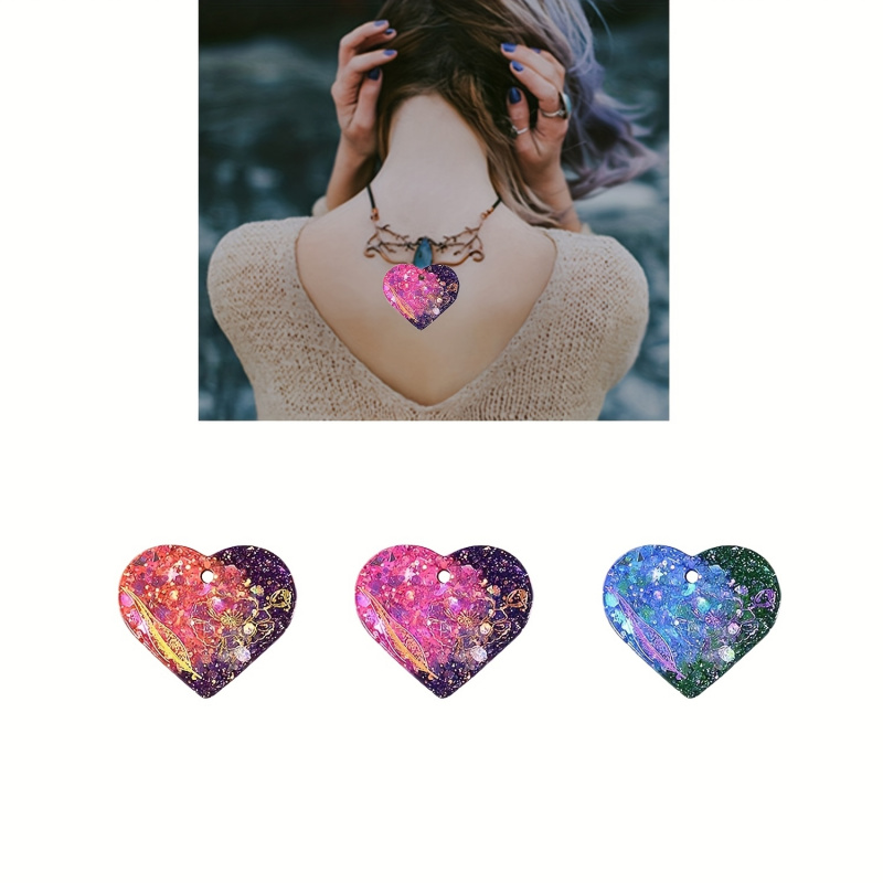 6Heart-shaped resin mold set,  - đánh giá và giá Resin Art Heart