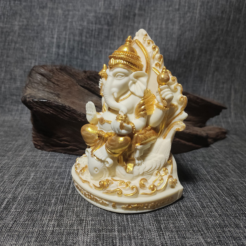 Hinduism Elephant Ganesha Figu - đánh giá và giá Resin Art India