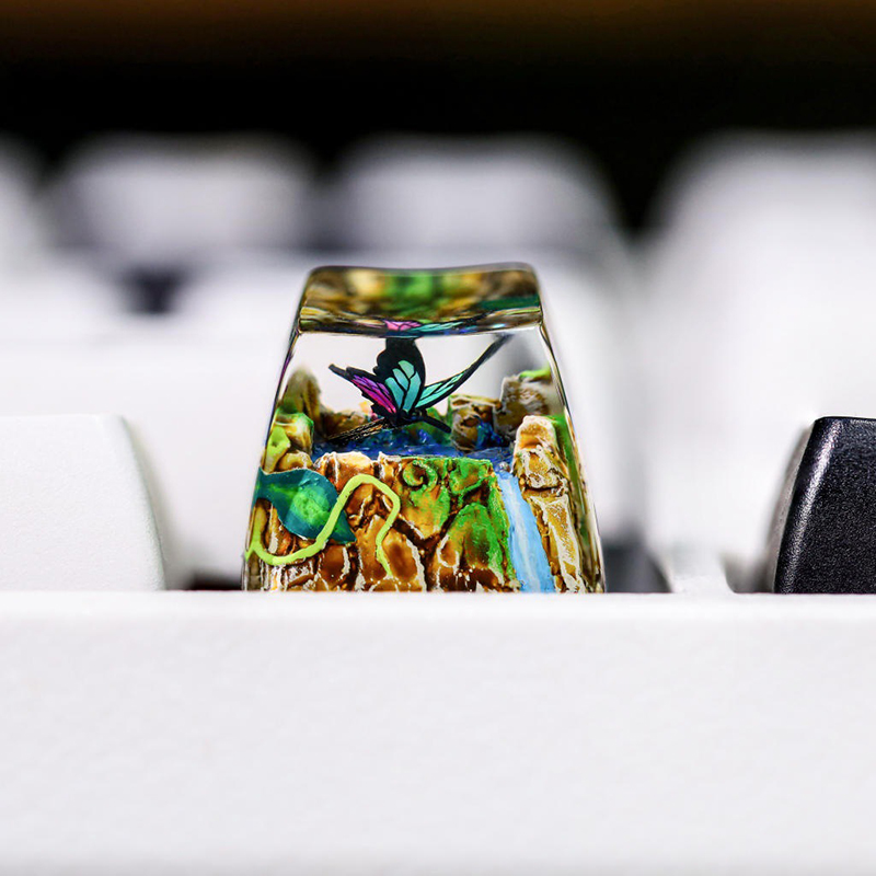 Organism Resin Keycap Creactiv - đánh giá và giá Resin Art Resin
