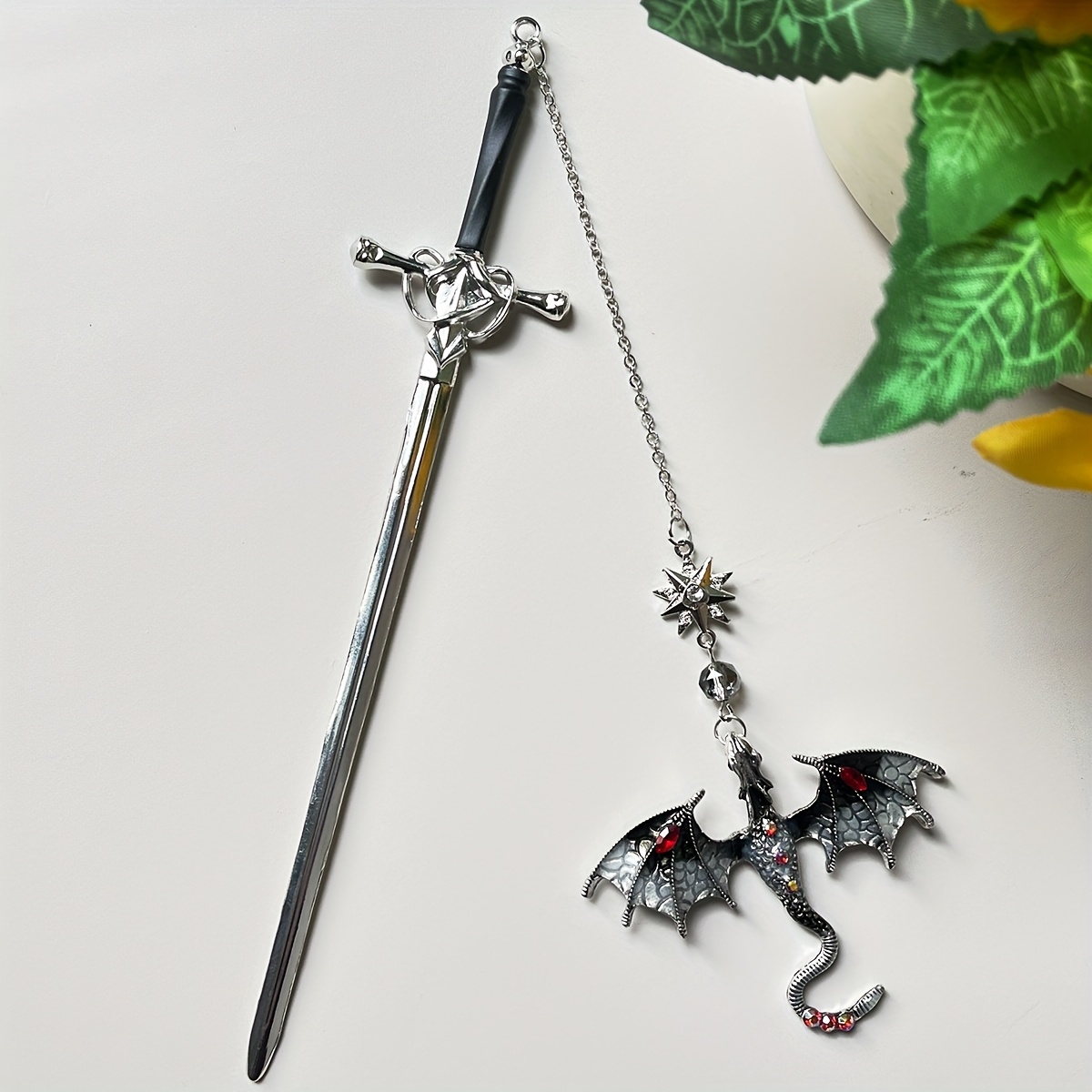 Bview Art Medieval Dragon Swor - đánh giá và giá Resin Art Bookmark